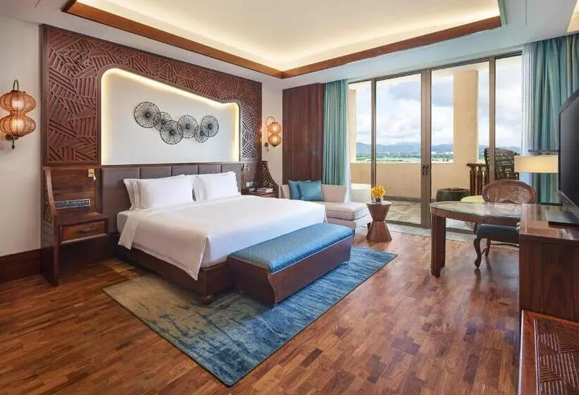 キングサイズベッドのスタンダードルーム, Fairmont Sanya Haitang Bay