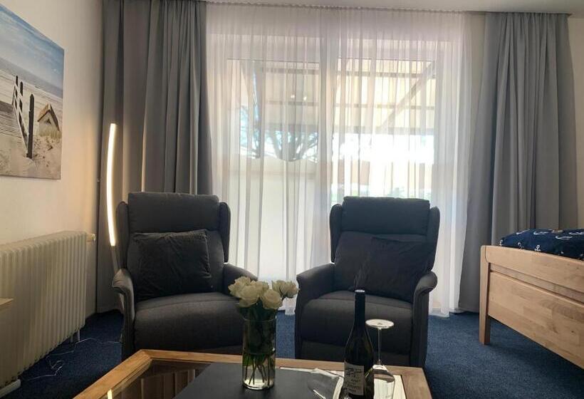 テラス付きスタンダードルーム, Meerblick Garni