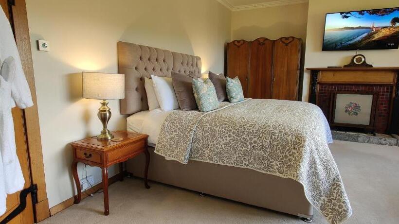 带海景的标准房, Luxury Bed And Breakfast At Bossington Hall In Exmoor, Somerset