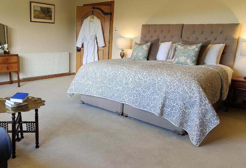 带海景的标准房, Luxury Bed And Breakfast At Bossington Hall In Exmoor, Somerset