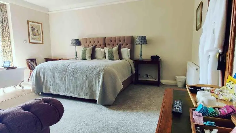 デラックスルーム, Luxury Bed And Breakfast At Bossington Hall In Exmoor, Somerset