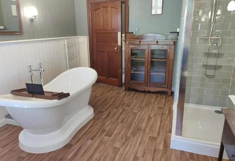 キングサイズベッドのデラックスルーム, Luxury Bed And Breakfast At Bossington Hall In Exmoor, Somerset