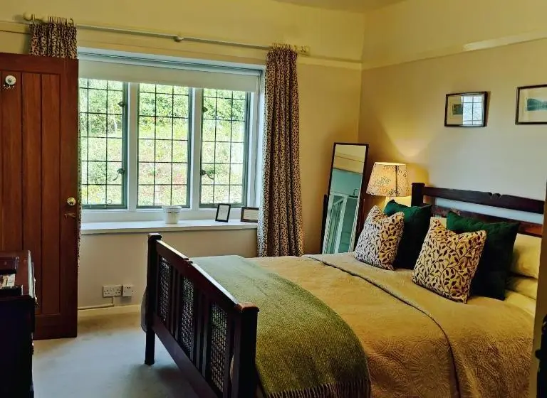 キングサイズベッドのスタンダードルーム, Luxury Bed And Breakfast At Bossington Hall In Exmoor, Somerset
