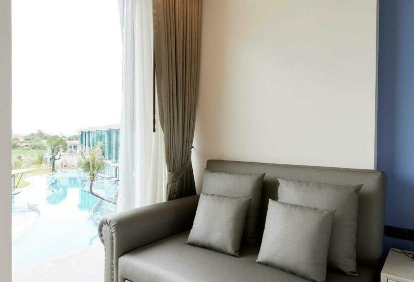 스탠다드 룸 풀장 전망, Elmas Cha Am Design