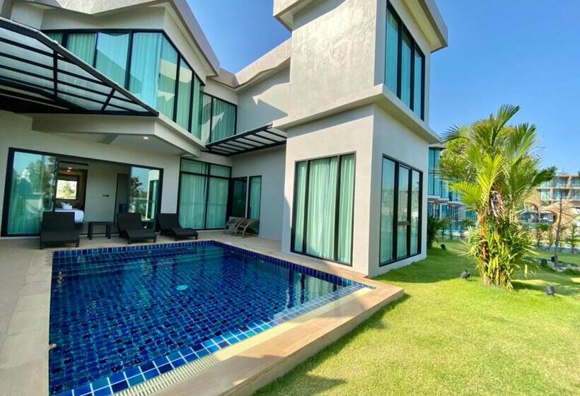 빌라 1 베드룸 - 수영장, Elmas Cha Am Design