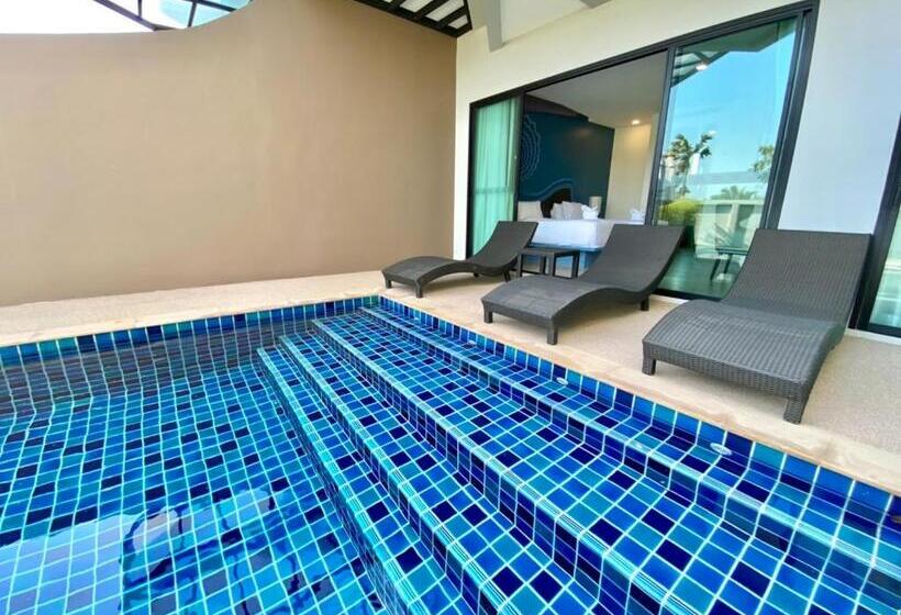 빌라 1 베드룸 - 수영장, Elmas Cha Am Design