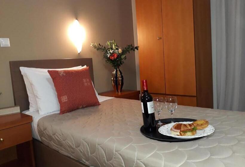 غرفة قياسية فردية مزودة بشُرفة, Grand Olympic Hotel Loutraki