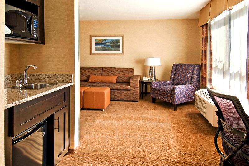 キングサイズベッドのスイートルーム, Holiday Inn Express & Suites Riverport Richmond, An Ihg