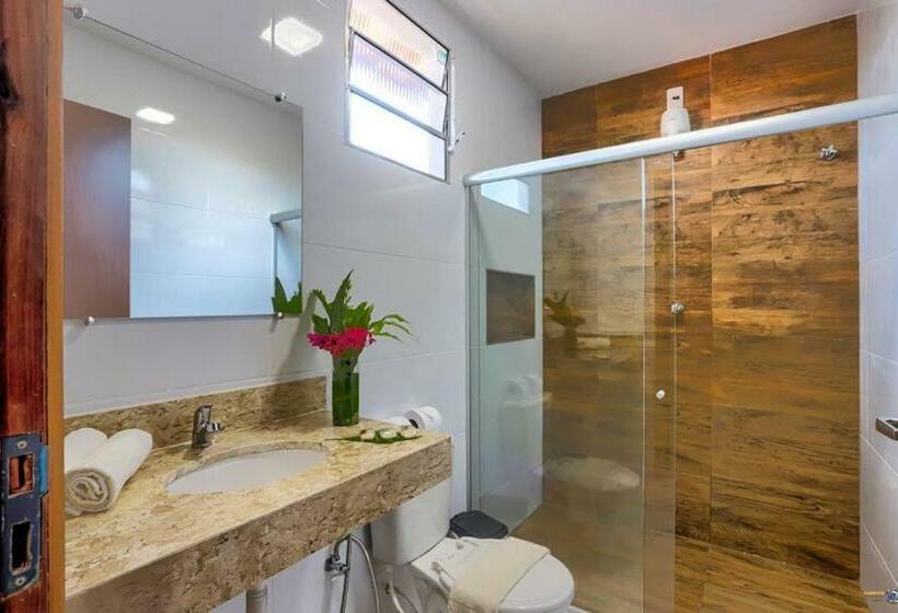 חדר דלוקס לשלושה, Pousada Maria Preta