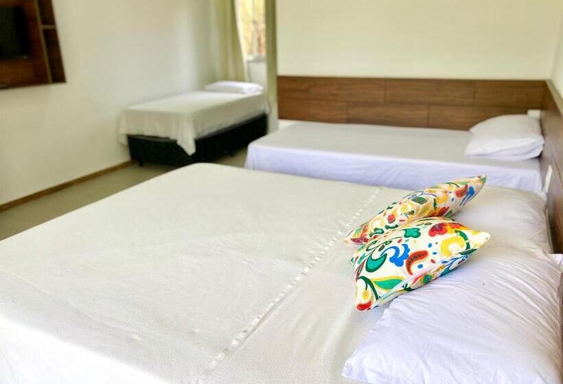 חדר דלוקס לארבעה, Pousada Maria Preta