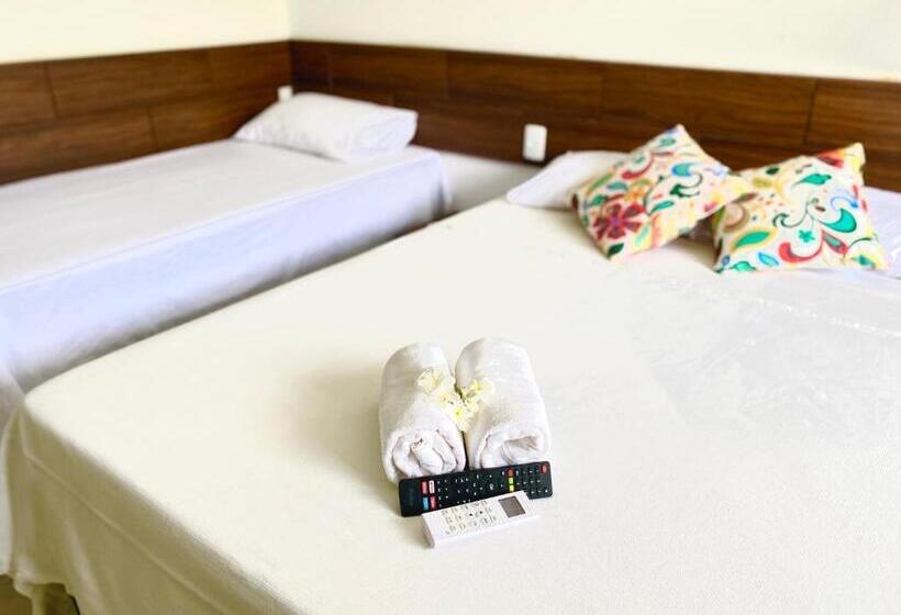 חדר דלוקס לארבעה, Pousada Maria Preta