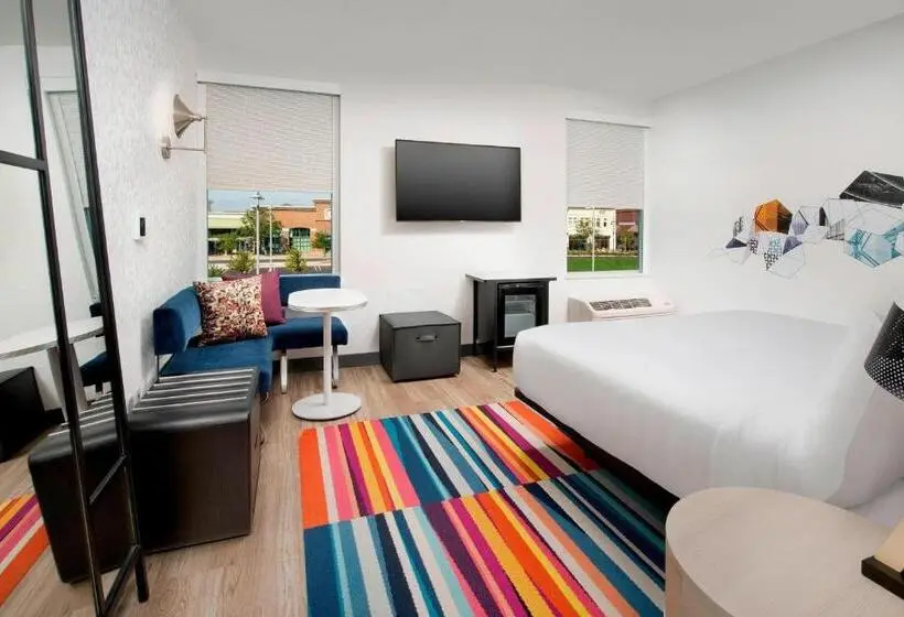 身障者適用キングサイズベッドルーム, Aloft Dallas Dfw Airport Grapevine
