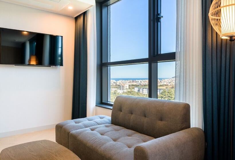 Quarto Deluxe Cama Queen, Ventimo Hotel & Residence Jeju