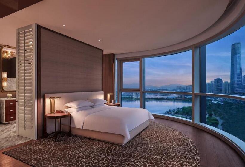 Номер Deluxe Кровать Кинг с Видом, 深圳湾安达仕酒店 Andaz Shenzhen Bay