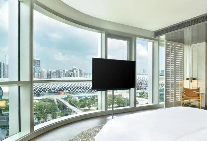 キングサイズベッドのデラックスルーム, 深圳湾安达仕酒店 Andaz Shenzhen Bay