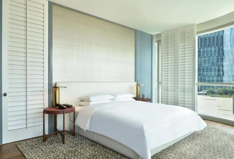 キングサイズベッドのデラックスルーム, 深圳湾安达仕酒店 Andaz Shenzhen Bay
