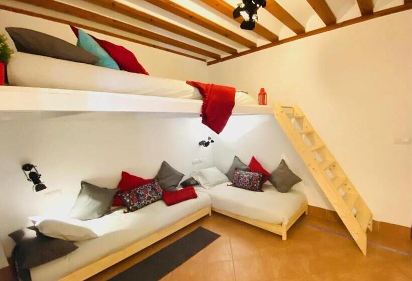 اتاق استاندارد چهار تخته, Hostel Plaza Mayor Corredera