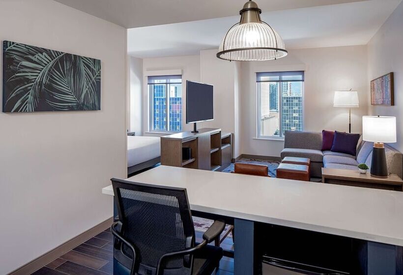 סטודיו סטנדרט מיטה זוגית, Hyatt House Tampa Downtown