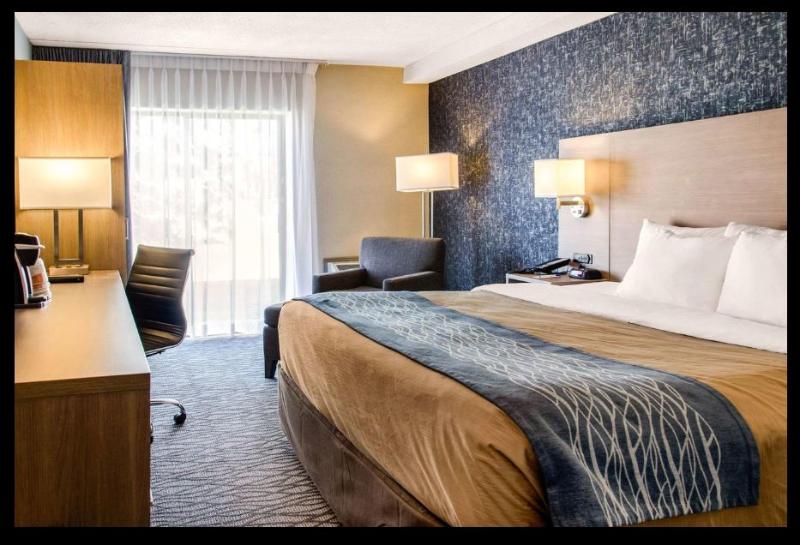 带大床的标准间, Comfort Inn Airport Dorval