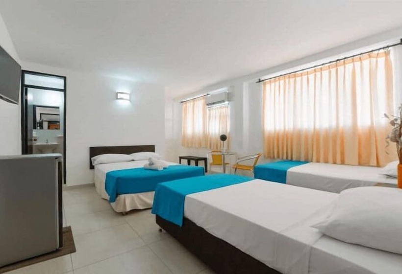 Quarto Quádruplo Estandar, Verde Mar