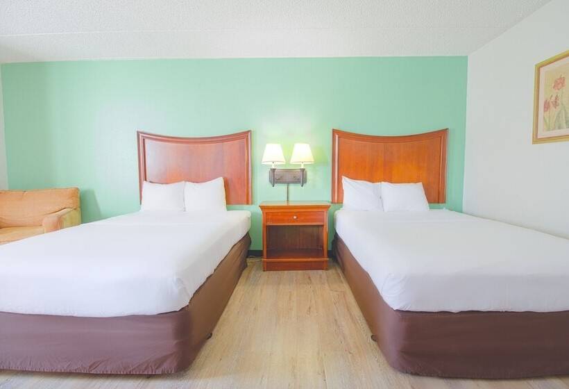 Quarto Estandar 2 Camas Casal, Tulsa Square Hotel Central, I-44 By OYO