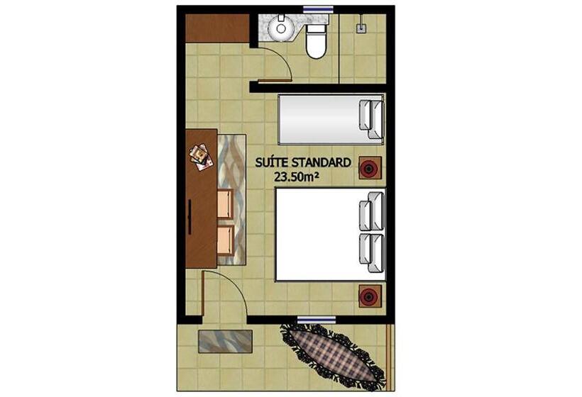 غرفة قياسية بالطابق الأرضى, Pousada Pedra Torta