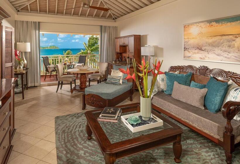 سوییت با چشمانداز دریا, Sandals Grande St. Lucian Spa And Beach All Inclusive Resort Couples Only