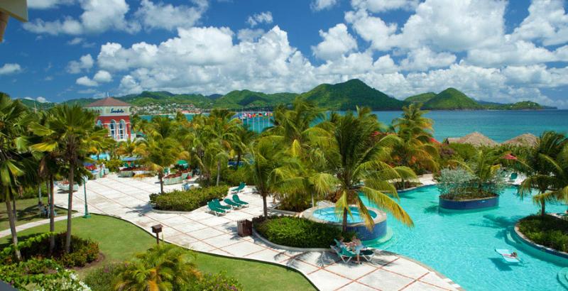 سوییت با چشمانداز دریا, Sandals Grande St. Lucian Spa And Beach All Inclusive Resort Couples Only