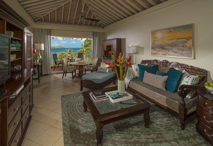 سوییت با چشمانداز دریا, Sandals Grande St. Lucian Spa And Beach All Inclusive Resort Couples Only
