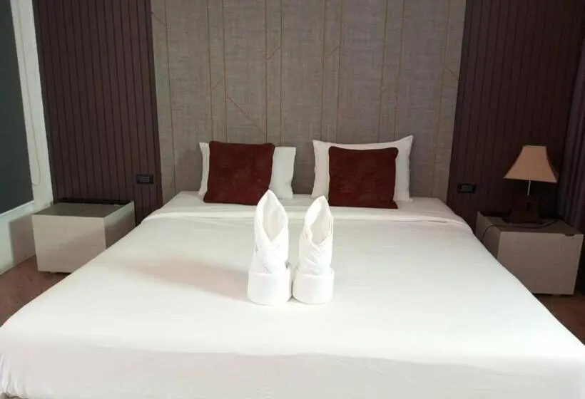 キングサイズベッドのデラックスルーム, The S24 Resort Buriram