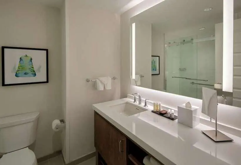 キングサイズベッドのスイートルーム, Home2 Suites By Hilton Pompano Beach Pier