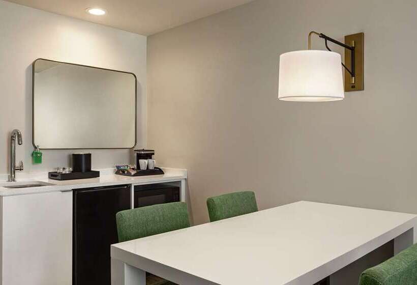 带大床的套房, Home2 Suites By Hilton Pompano Beach Pier