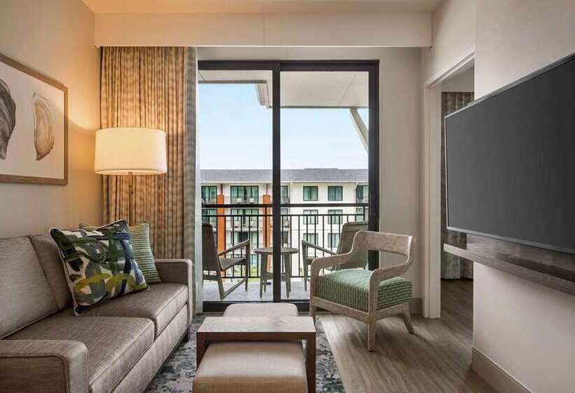带大床的套房, Home2 Suites By Hilton Pompano Beach Pier