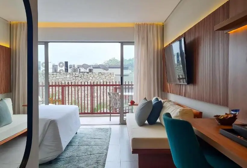 身障者適用キングサイズベッドルーム, île De Pipa   Ma Plage