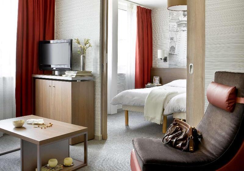 침실 1개 아파트, Aparthotel Adagio Basel City