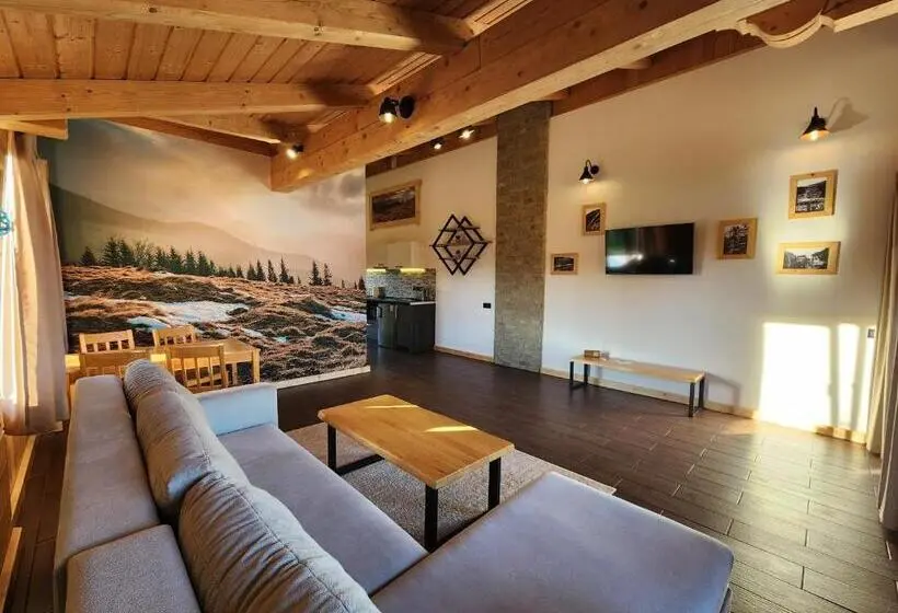آپارتمان 1 خوابه با بالکن, Apartments Chalet Girska Hatyna