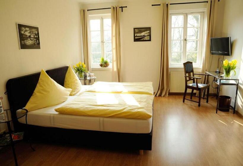 标准房带园景, Klosterschänke Hude Hotel Ferienwohnungen Restaurant Café