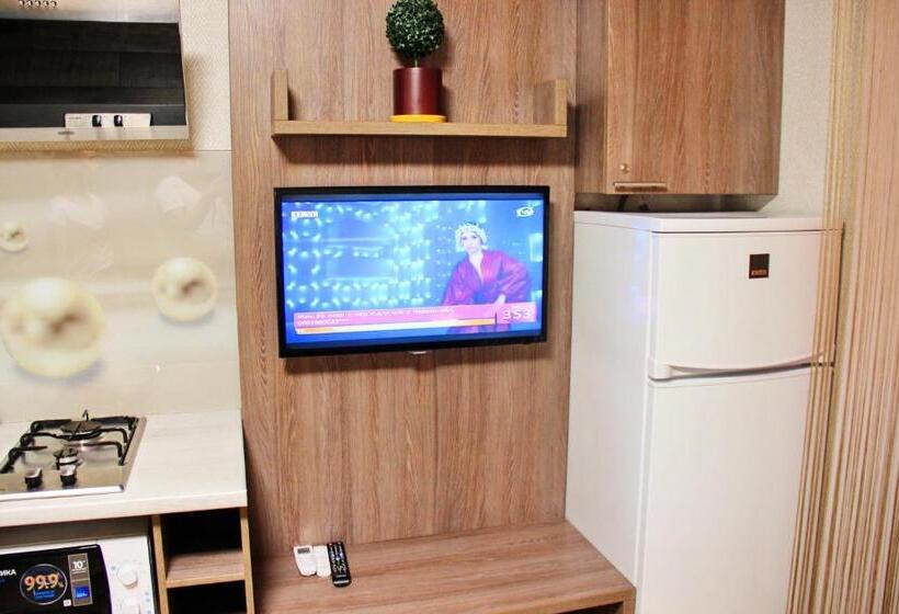 带阳台标准四人间, Molex Apartments 3