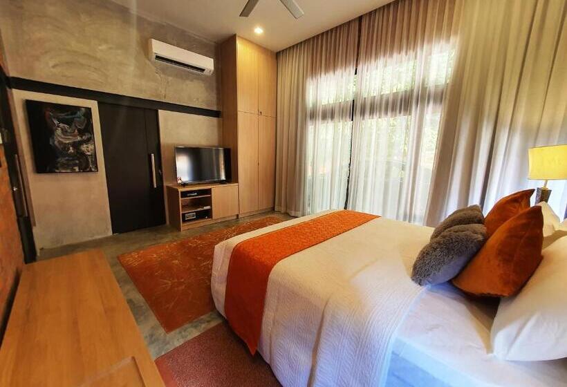 带花园景观和一个卧室的别墅, S`ekar Pinang Langkawi