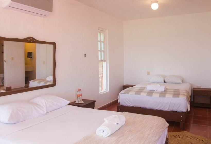 חדר סטנדרט לארבעה, Casabakal   A Pie De Laguna   Bacalar