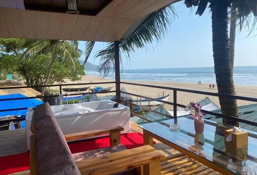 Deluxe-huone Merinäkymä, Agonda Serenity Beach Villa