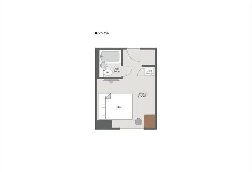 اتاق استاندارد یک نفره, Classe Stay Chitose