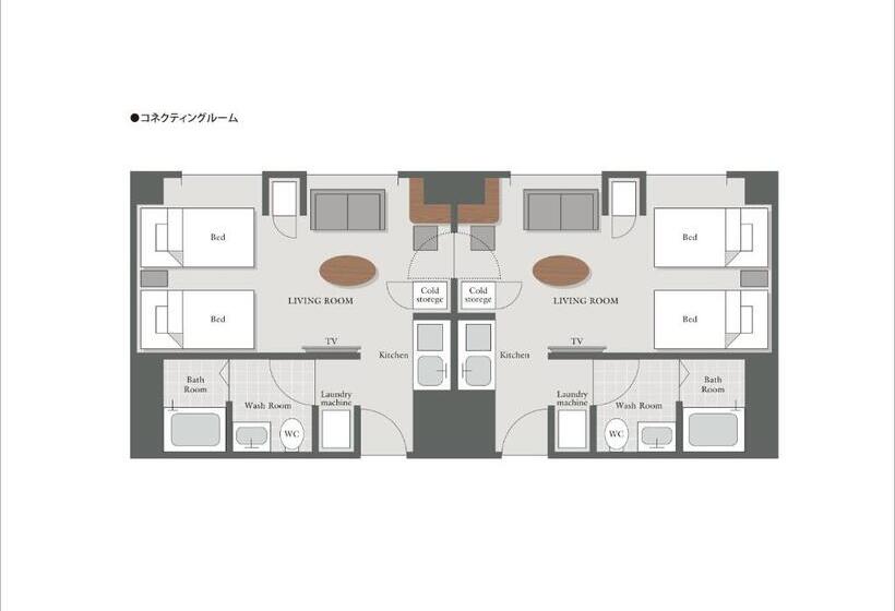 Номер Стандарт Смежный, Classe Stay Chitose