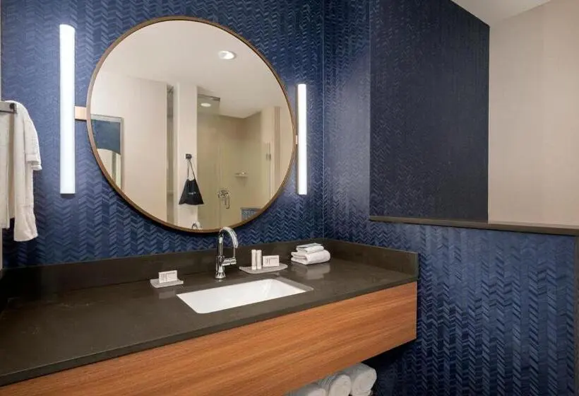 身障者適用クイーンサイズベッドルーム, Fairfield Inn & Suites Madison Historic Eagle Cotton Mill
