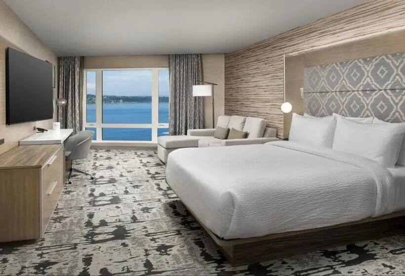 オーシャンビューファミリールーム, Silver Cloud Hotel Tacoma At Point Ruston Waterfront