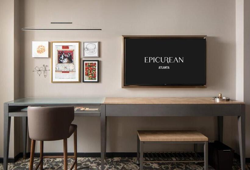 Номер Deluxe Кровать Кинг Вид на Город, Epicurean Atlanta, Autograph Collection