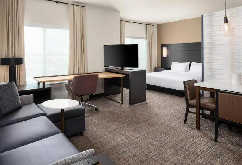 キングサイドベッドのスタンダードワンルーム, Residence Inn By Marriott East Peoria