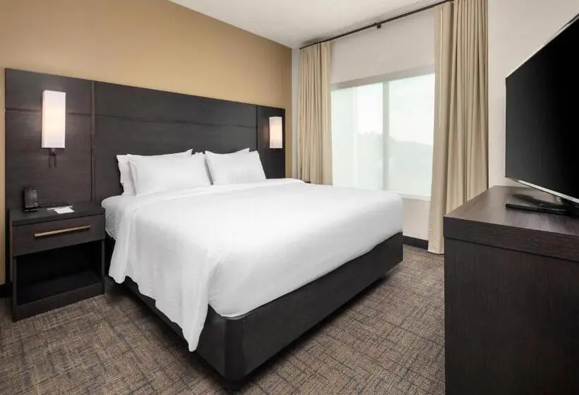 キングサイドベッドのスタンダードワンルーム, Residence Inn By Marriott East Peoria