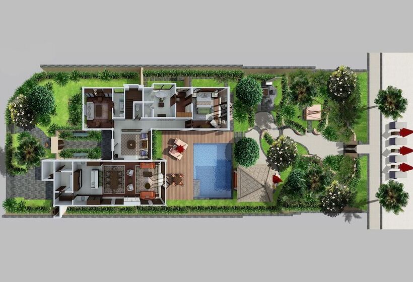 スリーベッドルーム　ヴィラ, The St. Regis Bali Resort