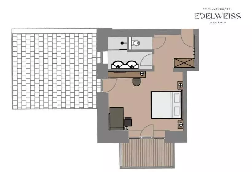 اتاق استاندارد, Naturhotel Edelweiss Wagrain